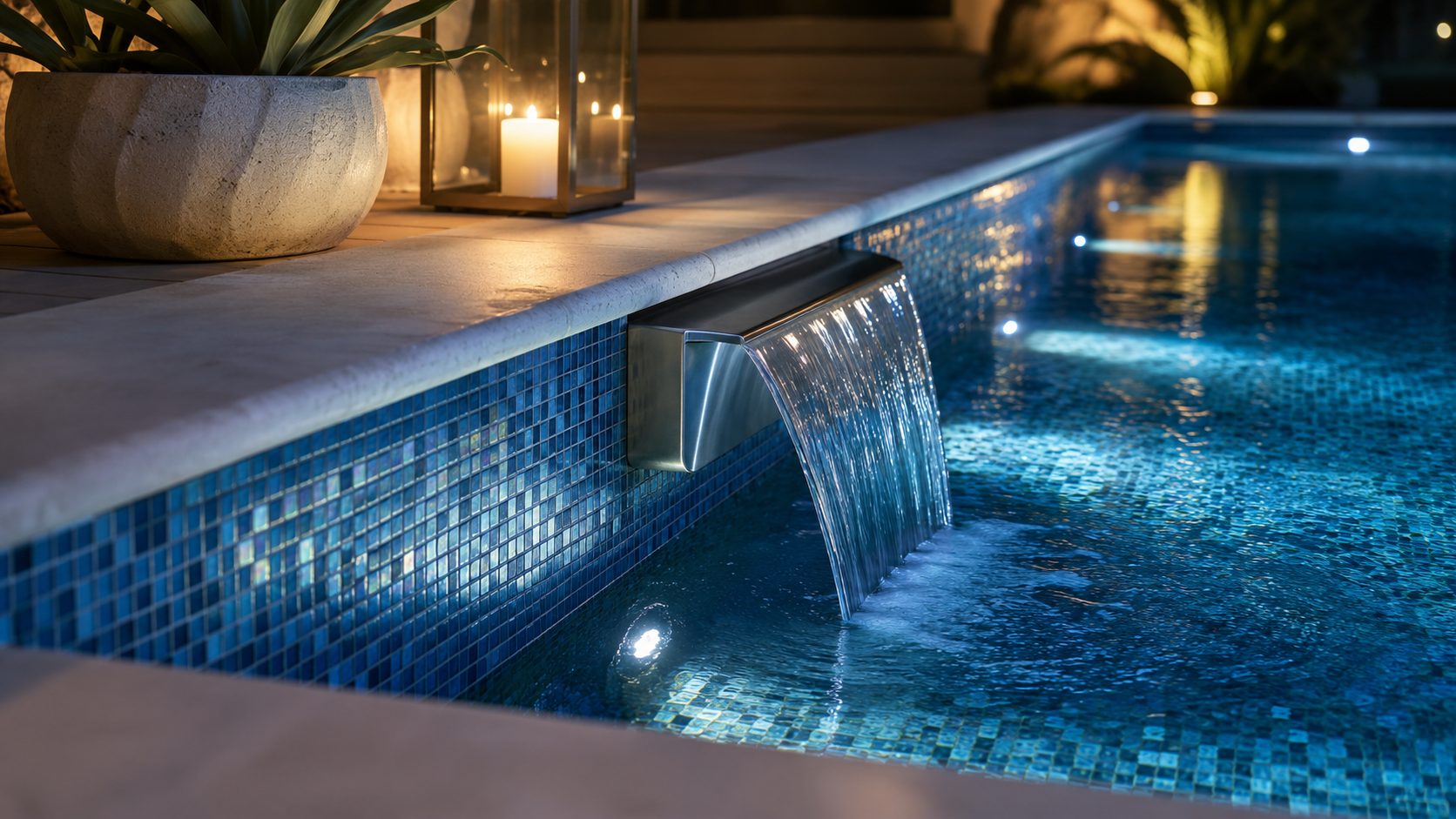 Solar pool heating collectors on roof